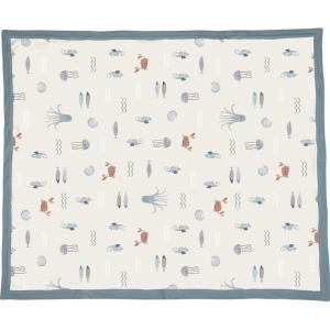 image:imagePrimitives by Kathy Super Soft Baby Blanket 29 x 35 Blue  Under The SeaBlue  Under the Sea