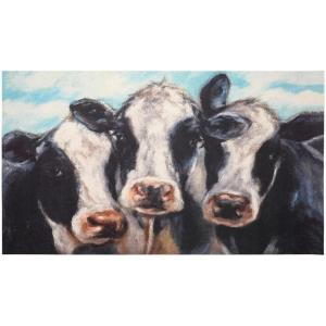 image:imagePrimitives by Kathy Three Cows Decorative Doormat