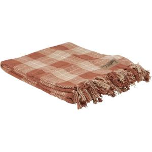 image:imagePrimitives by Kathy Throw Blanket  Brown Tartan