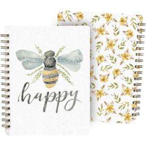 image:imageBumblebee Be Happy Spiral Notebook 120 Lined Pages