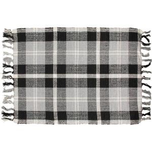 image:imagePrimitives by Kathy Black Plaid Rug