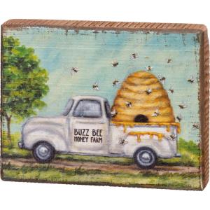 image:imagePrimitives by Kathy Buzz Bee Honey Farm Home Dcor Sign