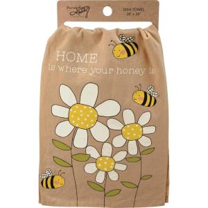image:imagePrimitives by Kathy Decorative Kitchen Towel  Home is Where Your Honey is