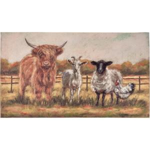 image:imagePrimitives by Kathy Fall Farm Family Rug