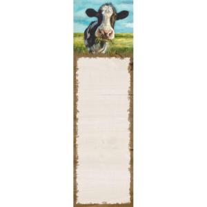 image:imagePrimitives by Kathy Farmhouse Theme Featuring A Cow With A Mouthful Decorative List Pad