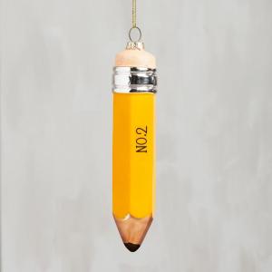 image:imagePrimitives by Kathy Glass Ornament  Pencil Christmas Ornament Holiday Dcor Hanging Tree Decorations Festive Old World Vintage Style Themed Gift