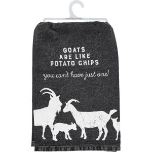 image:imagePrimitives by Kathy Goats Like Potato Chips Kitchen Towel