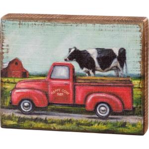 image:imagePrimitives by Kathy Happy Cow Farm Home Dcor Sign
