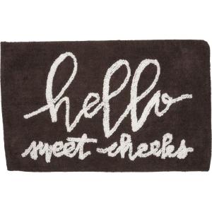 image:imagePrimitives by Kathy Hello Sweet Cheeks Bath Rug 32Inch by 20Inch