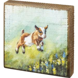 image:imagePrimitives by Kathy Jumping Goat Box Sign