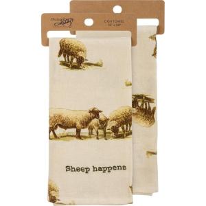image:imagePrimitives by Kathy Sheep Happens Decorative Kitchen Towel Small
