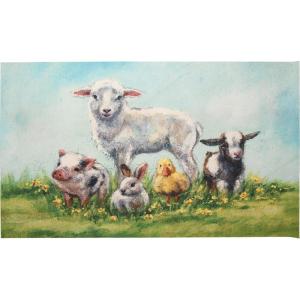 image:imagePrimitives by Kathy Young Farm Friends Rug