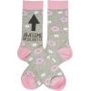image:imagePrimitives by Kathy Womens Socks  Awesome BacheloretteGray