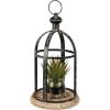 image:imagePrimitives by Kathy Decorative Metal Lantern Multicolor