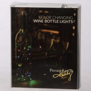 image:imagePrimitives by Kathy Battery Operated Wine Bottle Stopper LED Twinkle Lights 58Inch String Multicolor