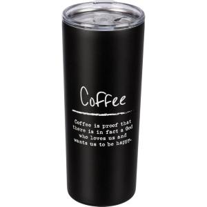 image:imagePrimitives by Kathy Coffee Tumbler  Coffee Is Proof There is A God