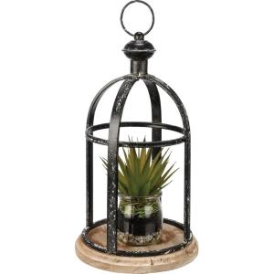image:imagePrimitives by Kathy Decorative Metal Lantern Multicolor