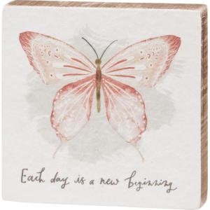 image:imagePrimitives by Kathy Each Day Is A New Beginning Home Dcor Sign