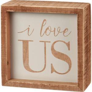 image:imagePrimitives by Kathy Home Dcor Inset Sign  I Love Us