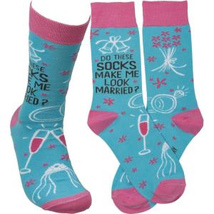 image:imagePrimitives by Kathy Womens Socks  Awesome BacheloretteBlue