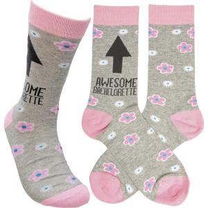 image:imagePrimitives by Kathy Womens Socks  Awesome BacheloretteGray