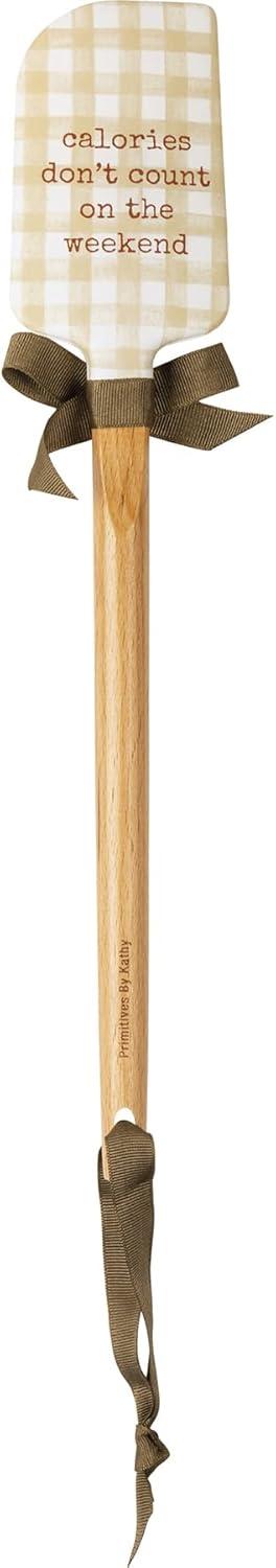 image:imagePrimitives by Kathy Calories Dont Count On The Weekend Decorative Spatula 250 x 13 x 050 Multicolor