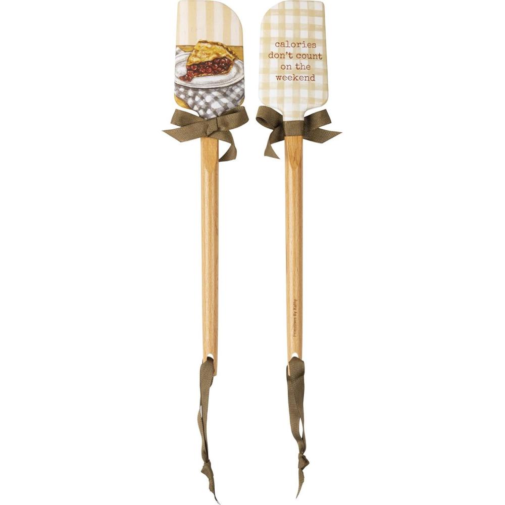 image:imagePrimitives by Kathy Calories Dont Count On The Weekend Decorative Spatula 250 x 13 x 050 Multicolor