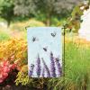 image:imagePrimitives by Kathy Lavender amp Bees Garden Flag Double Sided Garden Collection full color design