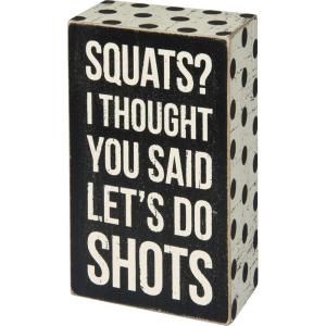 image:imagePrimitives by Kathy 27237 Chevron Trimmed Box Sign Smack SomebodySquats Shots