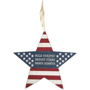 image:imagePrimitives by Kathy Bold Stripes Bright Stars Brave Hearts Wall Dcor