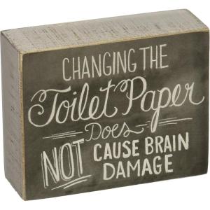 image:imagePrimitives by Kathy Chalk Sign 5 by 4 Toilet PaperToilet Paper