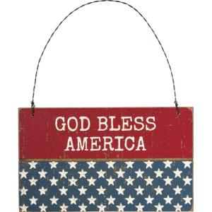 image:imagePrimitives by Kathy God Bless America Home Dcor Ornament