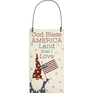 image:imagePrimitives by Kathy God Bless America Land That I Love Home Dcor Ornament