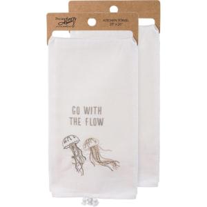 image:imagePrimitives by Kathy Kitchen Towel  Go with The Flow