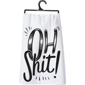 image:imagePrimitives by Kathy LOL Dish Towel 28x 28 Dream Job Karma BusOh