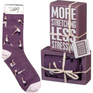 image:imagePrimitives by Kathy More Stretching Less Stressing Home Dcor Sign and Sock Set