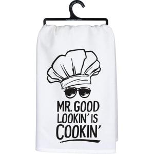 image:imagePrimitives by Kathy Mr Good Lookin is Cookin Decorative Kitchen Towel