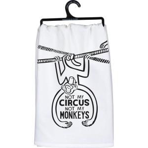 image:imagePrimitives by Kathy Not My Circus Not My Monkeys Decorative Kitchen Towel