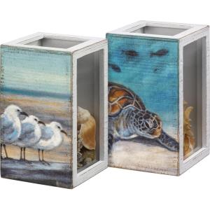 image:imagePrimitives by Kathy Sea Turtle Home Dcor Shell HolderBlue