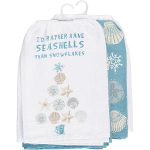 image:imagePrimitives by Kathy Seashells Kitchen Towel Set