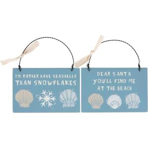 image:imagePrimitives by Kathy Seashells Ornament Set