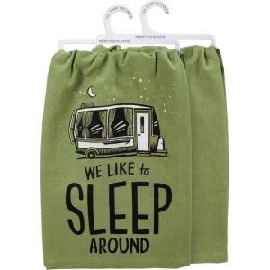 image:imagePrimitives by Kathy We Like to Sleep Around Kitchen Towel