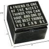 image:imagePrimitives by Kathy 18194 Hinge BoxA Friend One Size Black White