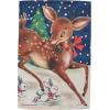 image:imagePrimitives by Kathy Christmas Deer Garden Flag