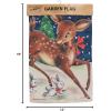 image:imagePrimitives by Kathy Christmas Deer Garden Flag