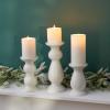 image:imagePrimitives by Kathy Distressed Blue Candle HolderWhite