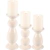 image:imagePrimitives by Kathy Distressed Blue Candle HolderWhite