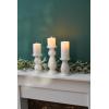 image:imagePrimitives by Kathy Distressed Blue Candle HolderWhite
