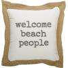 image:imagePrimitives by Kathy PillowWelcome Beach People Gray Cream Jute Flange