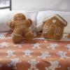 image:imagePrimitives by Kathy Shaped PillowGingerbread Man 12 x 16 x 3 Brown and White